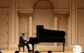 Photo: Golden Classical Music Awards Ceremony; Winners Recital; Winners' Concert and Awards Ceremony; recital photographed: Wednesday, March 14, 2018; 7:30 PM at Weill Recital Hall at Carnegie Hall; Photograph: © 2018 Richard Termine.PHOTO CREDIT - Richard Termine